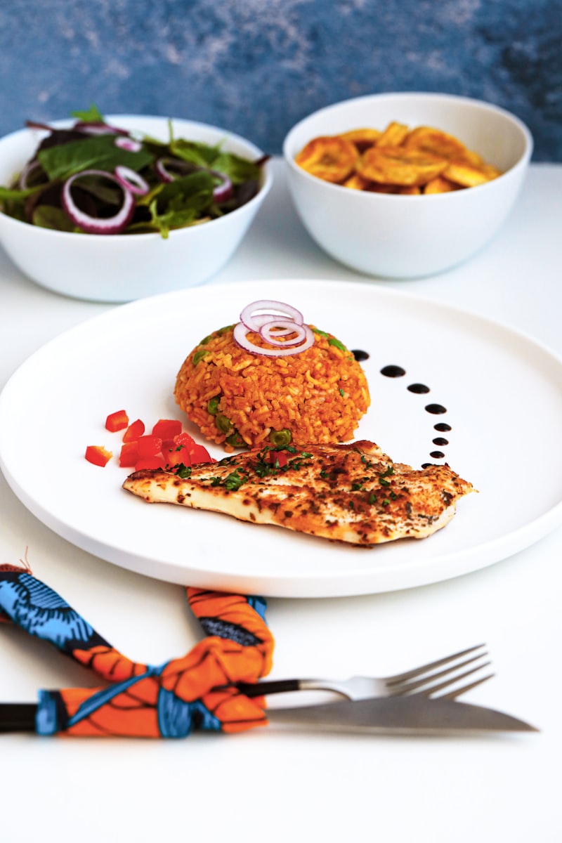 Jollof Rice with Chicken