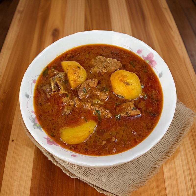 Banku with Okra Stew